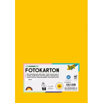 Folia 614/50 15 karton A4 aranysárga 300 g/m² 50 lap