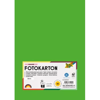 Folia 614/50 55 - zöld - egyszínű - A4 (210 x 297 mm) - 300 g/m² - 50 lap - Németország
