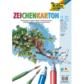 Folia rajzkarton fehér 120 g/m² 25 lap DIN A4