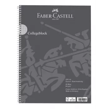 Faber-Castell College blokk kockás DIN A4 margóval