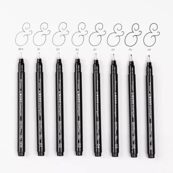 Tombow MONO Drawing Pen Fineliner 0,35 mm fekete