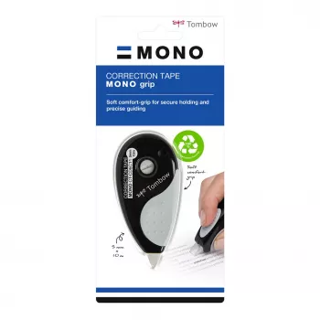 Tombow korrekciós szalagos roller Grip CT-CD5C11 5 mm x 10 m fekete/fehér