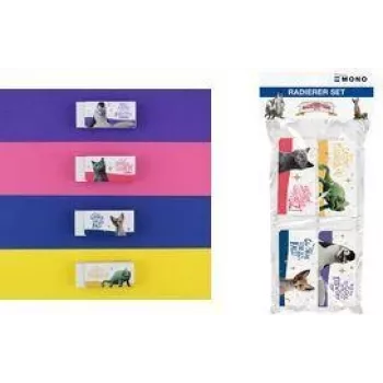 Tombow radír Die Schule der magischen Tiere fehér 4 darab
