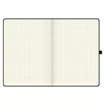BRUNNEN KOMPAGNON Notebook A4 Squared Black 96 Sheets