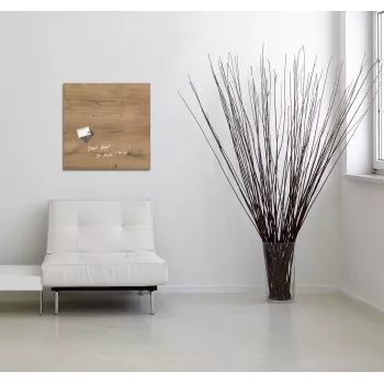SIGEL GL254 Artverum üveg mágneses tábla 480 x 480 mm fehér