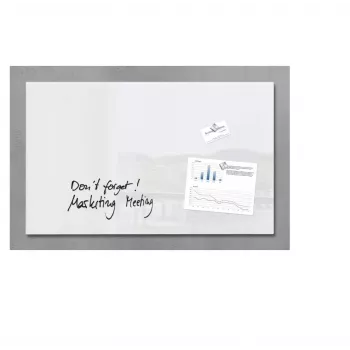 SIGEL artverum üveg mágneses tábla 780 x 480 mm Super White