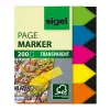 SIGEL HN613 öntapadós indexfülek 45x60 mm fehér 200 darab