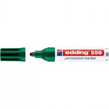 EDDING 550 tartós marker, zöld, 3-4 mm kerek hegy (000927-004 / 4-550004)