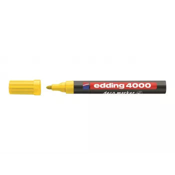 EDDING 400 tartós marker 1,0 mm sárga kerek hegy utántölthető