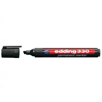 EDDING OFC-ED330BK tartós marker fekete 1-5 mm ékhegy 1 darab