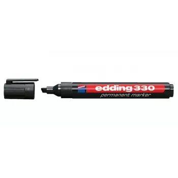 EDDING OFC-ED330BK tartós marker fekete 1-5 mm ékhegy 1 darab