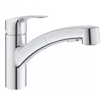 Grohe Eurosmart kihúzható egykaros konyhai csaptelep 1/2 inch króm