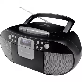 Soundmaster SCD7800SW DAB+ FM CD kazettás rádió ébresztőfunkcióval, fekete