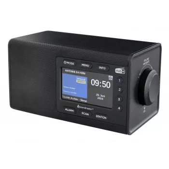 Soundmaster DAB+ rádió DAB900SW fekete - tuner
