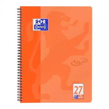 Oxford TOUCH jegyzetfüzet - korall - A4+ - 80 lap - 90 g/m² - vonalas