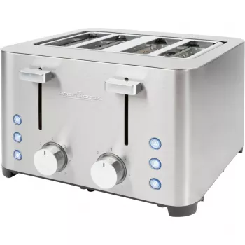 ProfiCook PC-TA 1252 4 szeletes kenyérpirító, rozsdamentes acél, 1500 W
