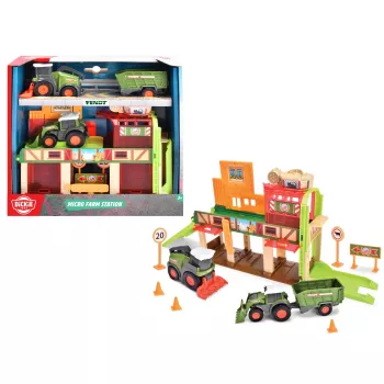 Dickie Micro Farm Station 3 Fendt jármű 203733003