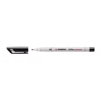 STABILO OHPen Universal M 853 nem állandó írásvetítő toll, fekete, 1,0 mm közepes golyós hegy