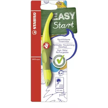 STABILO EASYoriginal nyomógombos toll - zöld test - kék tinta - 0,5 mm - jobbkezes