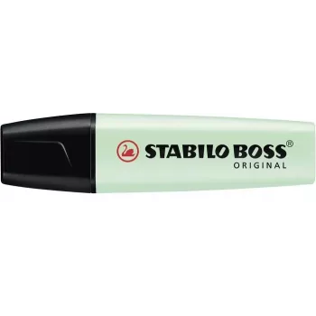 STABILO BOSS ORIGINAL szövegkiemelő - mentazöld - ferde hegy - 2 mm / 5 mm - vízbázisú tinta - 1 db