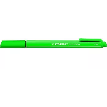 STABILO pointMax fineliner toll zöld 0,8 mm nejlonszál hegy vízbázisú tinta