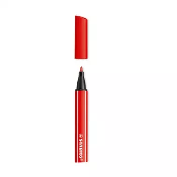 STABILO pointMAX fineliner toll - piros - 0,8 mm - közepes - vízbázisú tinta - nejlonszál hegy