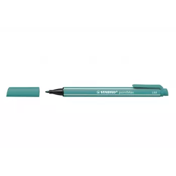 STABILO pointMAX filctoll - türkiz - medium - 0,8 mm - vízbázisú tinta - nejlonfilc hegy