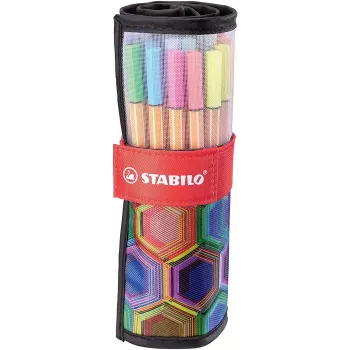 STABILO point 88 fineliner toll – színkeverék – 0,4 mm – 20 darabos csomag