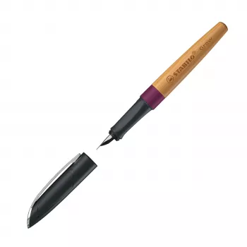 STABILO Grow töltőtoll – Plum Red / Cherry, közepes tollhegy, klímasemleges