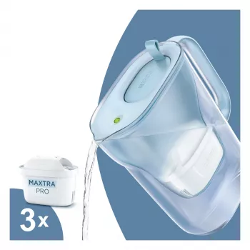 BRITA Style Eco vízszűrő kancsó, Glacier Blue, 3 MAXTRA PRO All-in-1 patronnal
