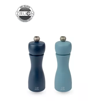 Peugeot Tahiti só- és borsőrlő készlet, 2 részes, 15 cm, Night & Azur