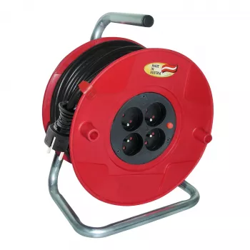 AKYGA AK-CR-09 kábeldob 50m 4 aljzat IP44 Schuko