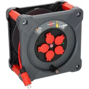 Brennenstuhl 9201500210 kábeldob 25m H05VV-F 3G1.5 4x Schuko IP44 1000/3500W
