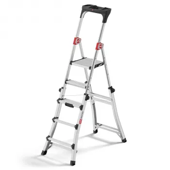 Hailo Master TL100 3-5 fokos alumínium létra 150 kg teherbírás
