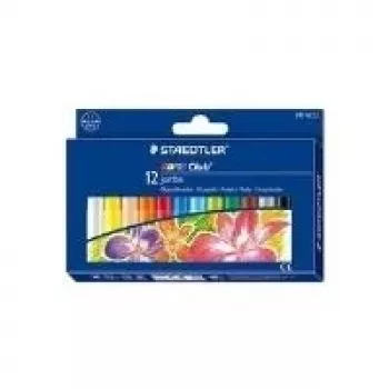 STAEDTLER Noris Club 243 NC12 viaszkréták - 12 kevert szín - 11 mm átmérő - kartondoboz