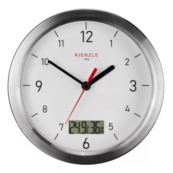 KIENZLE DCF rádióvezérlésű falióra fürdőszoba fehér 170mm