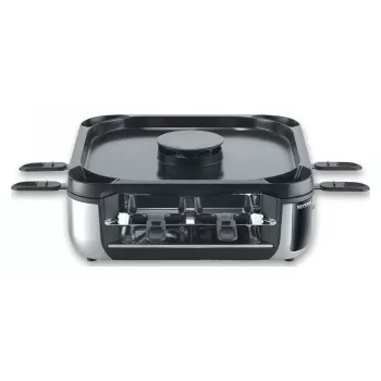 SEVERIN RG 2379 SEVENTO raclette-grill 1400 W 8 személy fekete/ezüst