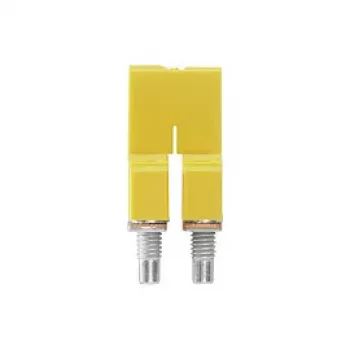 Weidmüller WQV 4/2 keresztkötő, 2 pólusú, 4 mm², sárga, 50 darab