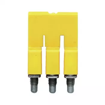 Weidmüller WQV 2.5/3 keresztkötő, 3 pólusú, 2,5 mm², sárga, poliamid, UL94 V-0, 50 darab