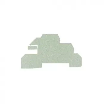 Weidmüller WAP WDL2.5/S véglemez - szürke - 1,5 mm - 20 darab