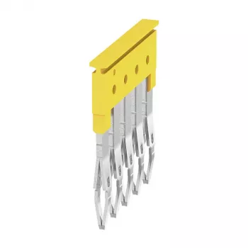 Weidmüller ZQV 2.5/5 keresztkötő, sárga, 5 pólusú, 24 A, 800 V, 2,5 mm²