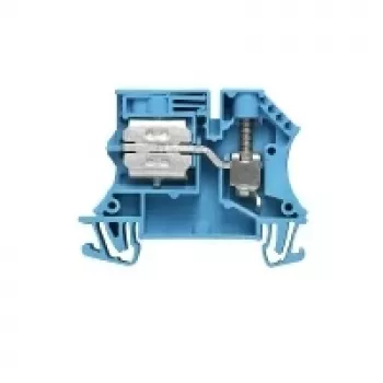 Weidmüller átmenő sorkapocs, csavaros csatlakozás, 2,5 mm², 500 V, 24 A, sötétbézs, DIN-sín