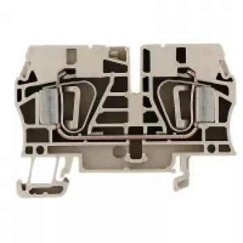 Weidmüller ZDU 6 átmenő kapocs, rugós csatlakozás, 6 mm², bézs, 50 darab