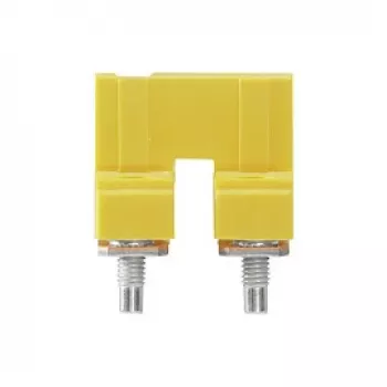 Weidmüller WQV 16N/2 keresztkötő, 2-pólusú, 16 mm², sárga, poliamid, 50 darab