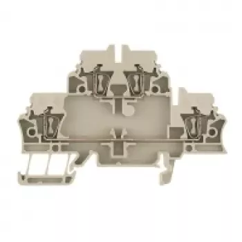 Weidmüller ZDK 2.5 átmenő sorkapocs, rugós csatlakozás, 2,5 mm², bézs, 50 darab