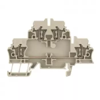 Weidmüller ZDK 2.5 átmenő sorkapocs, rugós csatlakozás, 2,5 mm², bézs, 50 darab