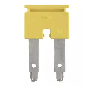 Weidmüller ZQV 16/2 keresztkötő, 2 pólusú, 16 mm², sárga, 25 darab