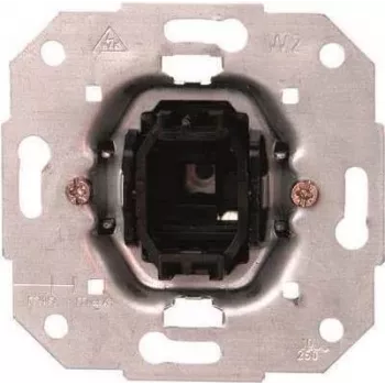 HEINRICH KOPP váltókapcsoló 10A 250V AC süllyesztett csavaros csatlakozó IP20 termoplaszt fehér HK05 HK07 alumínium sorozathoz 503600006