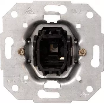 HEINRICH KOPP Series kapcsolóbetét 10A 250V fekete metál IP20