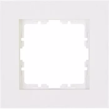 HEINRICH KOPP HK07 PURE 1-es keret (86 x 86 x 9,5 mm, IP20, szorítós rögzítés) - tisztafehér (406829005)